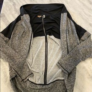 Zella reversible cocoon colorblock cardigan